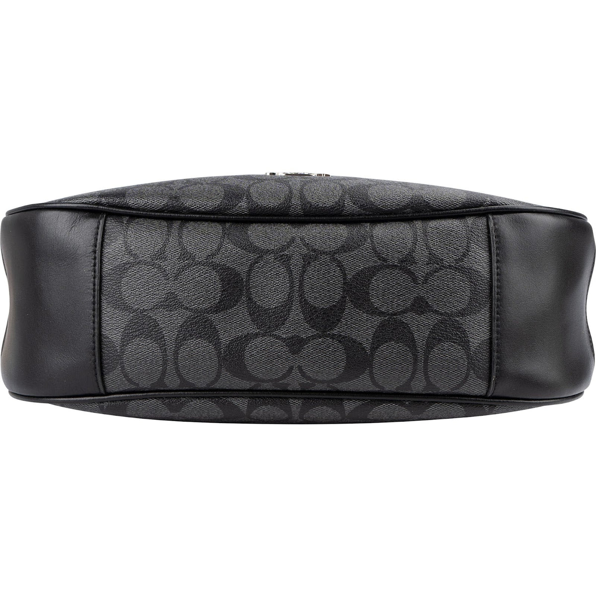 Coach Monogram Signature Black Hobo Shoulder Bag